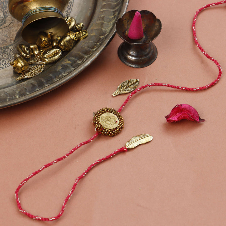 Multicolour Auric Charm Handcrafted Rakhi - Set of 2