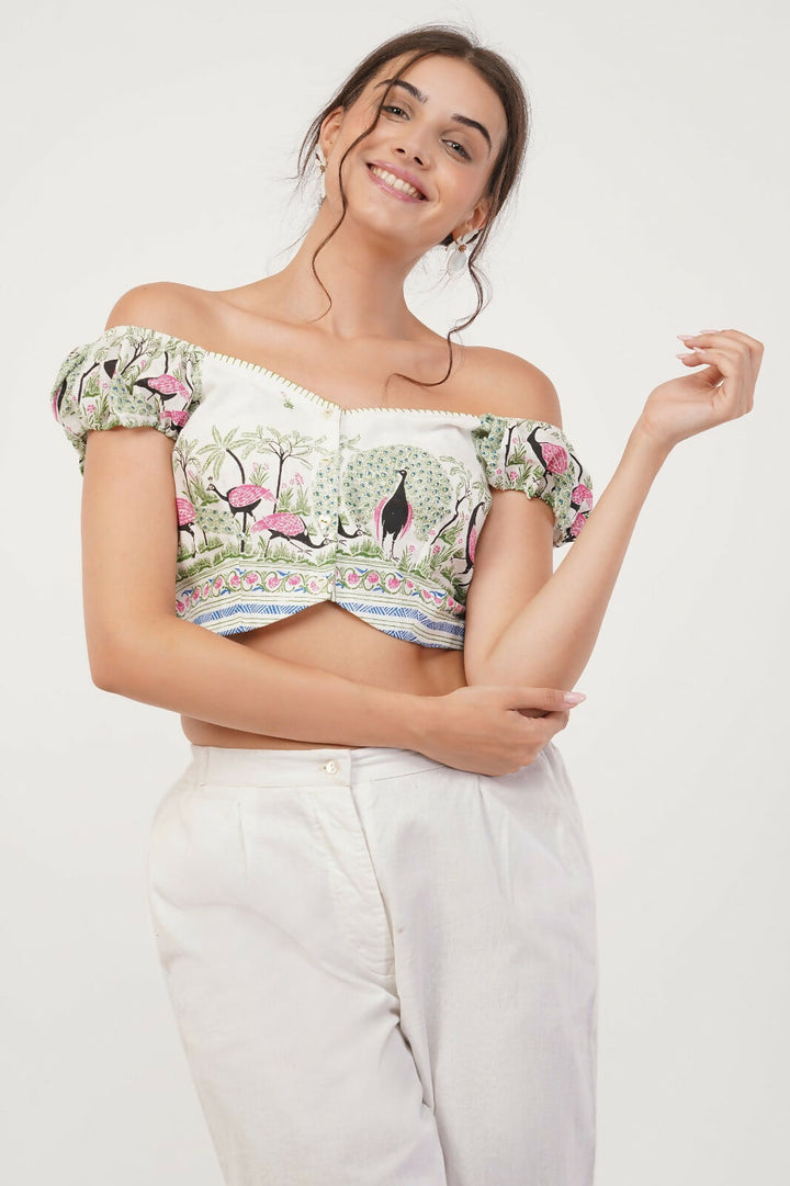 Garden Bliss Cotton Top