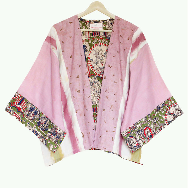 Pink-Green Himgiri Breezy Jacket