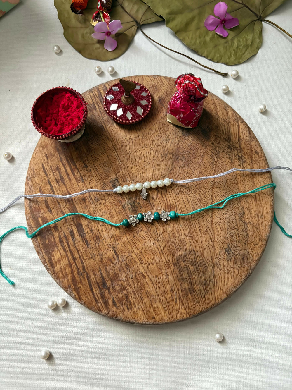 Nazar-Gul Rakhi - Set of 2