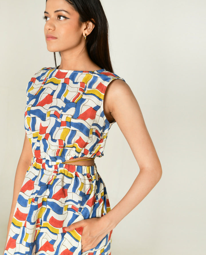 Esher Side Cut Dress