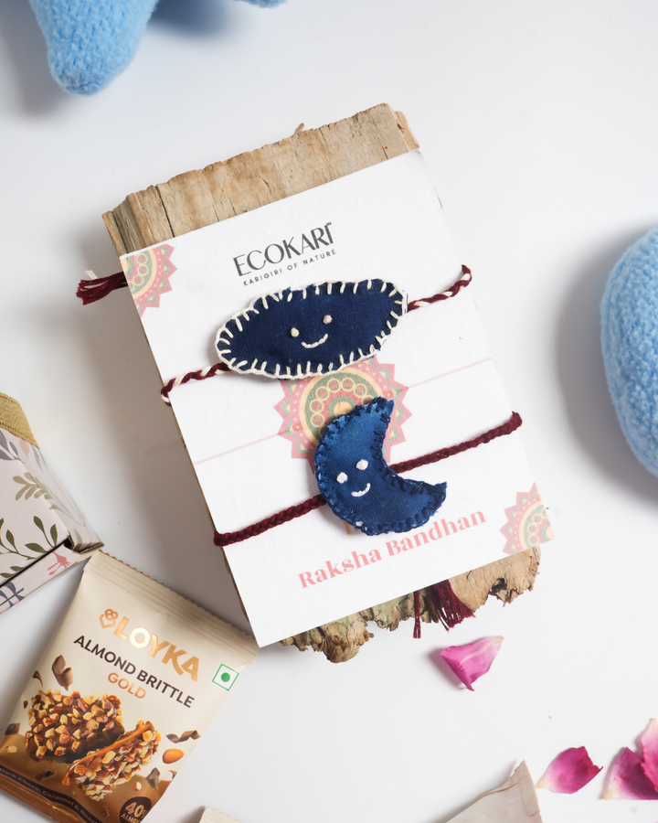 Moon & Star Rakhi Gift Set