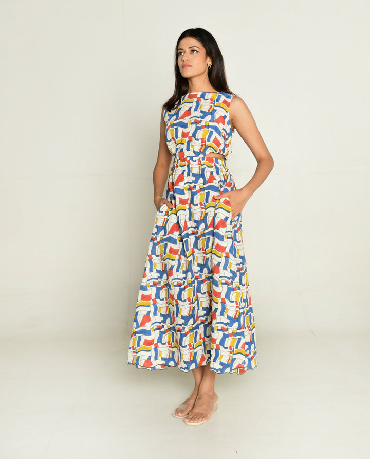 Esher Side Cut Dress