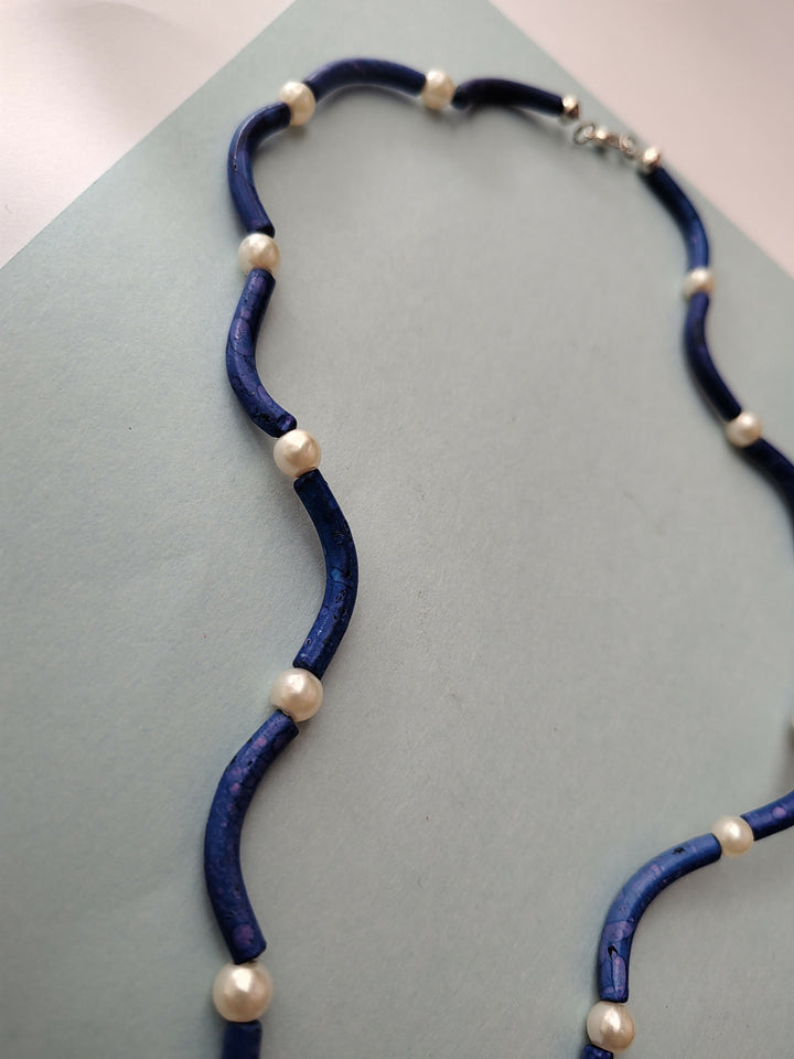 Indigo shore necklace