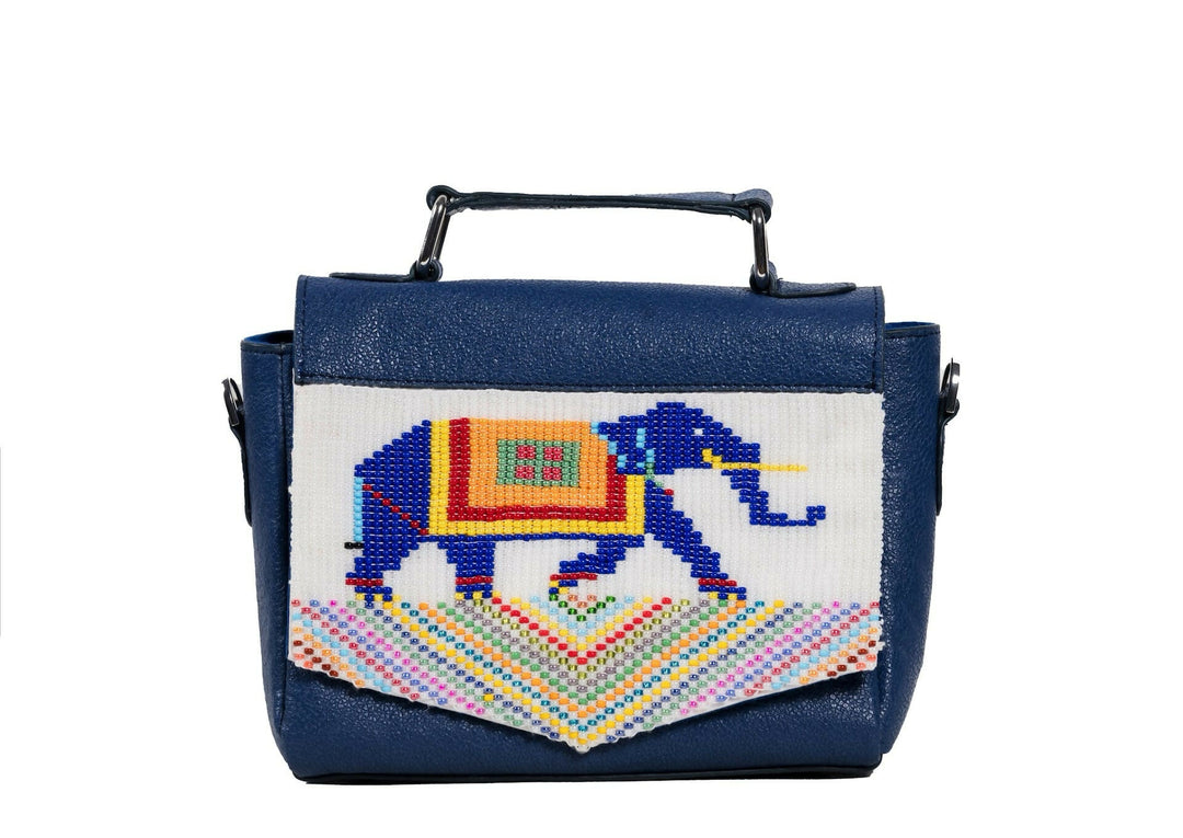 Dhara Elephant Parade Beadwork Purse