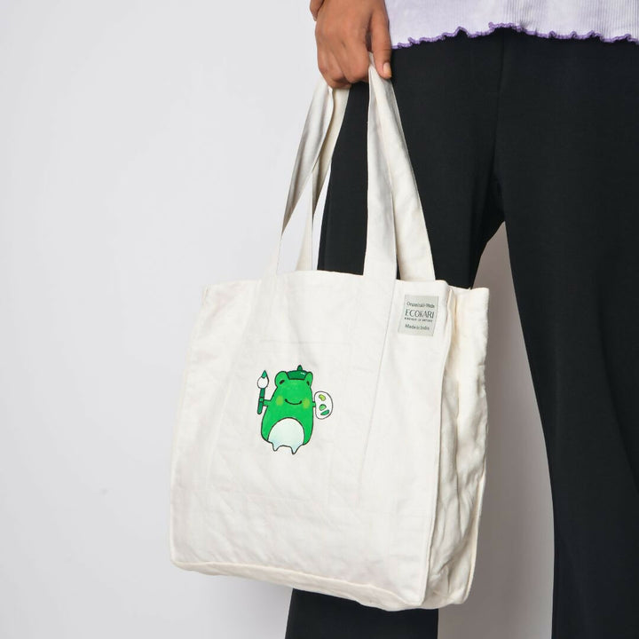 Eco-Tote Bag In Off-White
