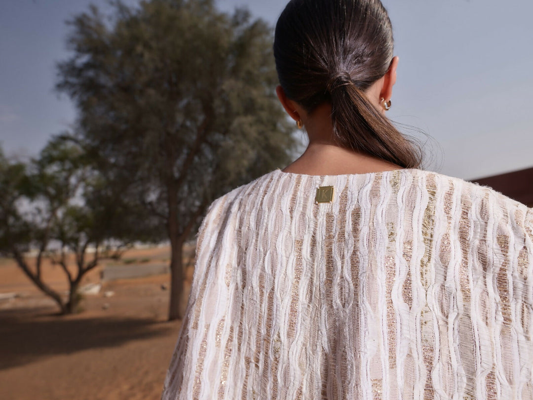 Gold and Ivory Fiza Cape
