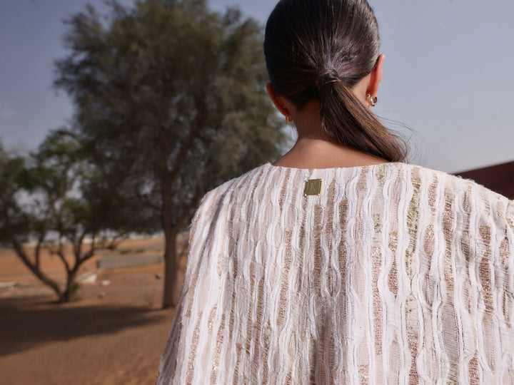 Gold and Ivory Fiza Cape
