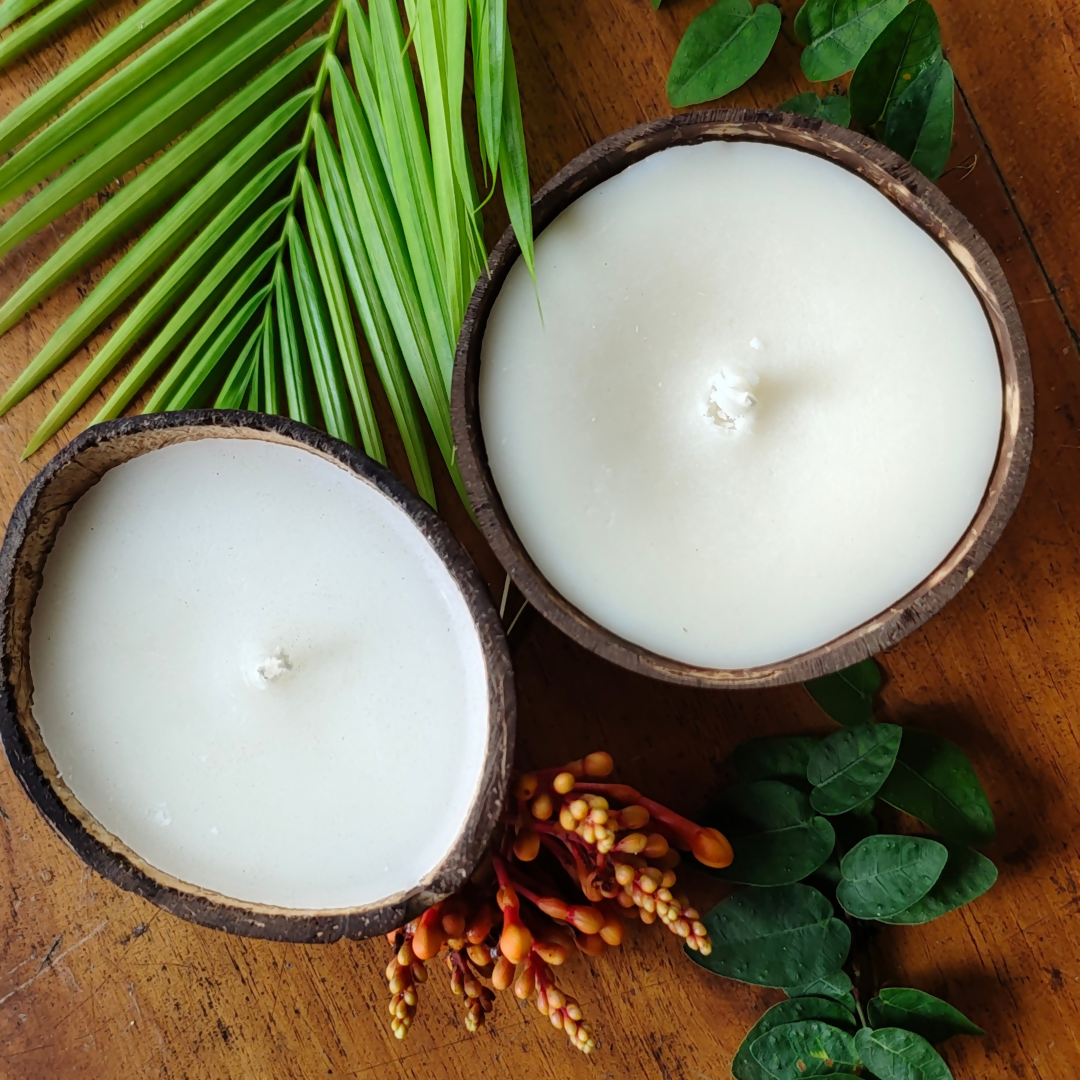 Coconut Shell Soy Wax Candle
