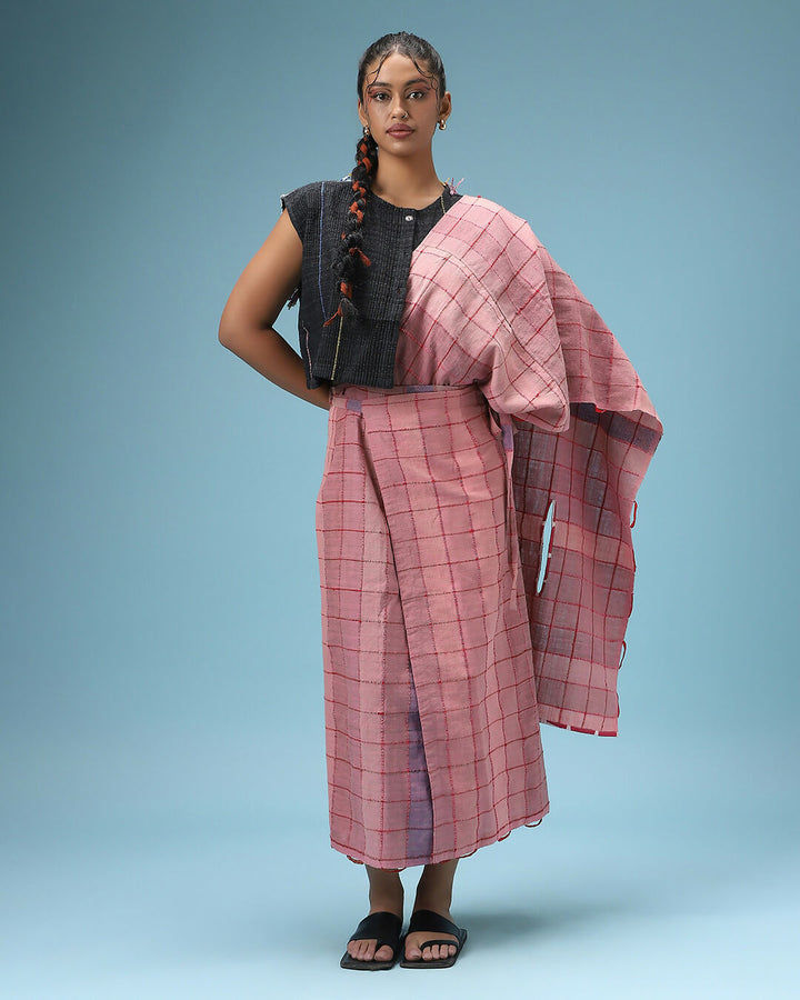 Bikhre Rang Scattered Colors Black Top