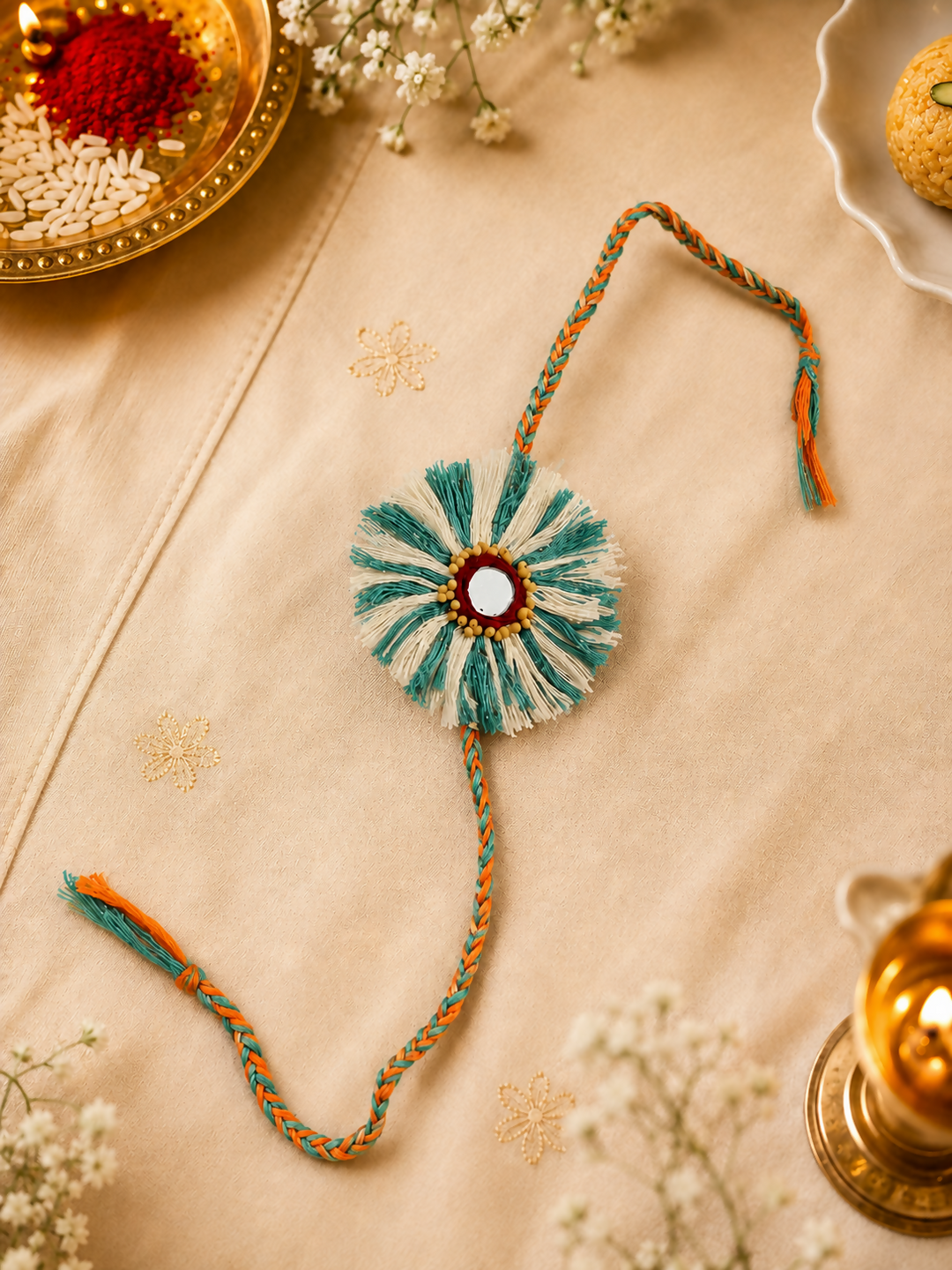 Mustard Bloom Rakhi