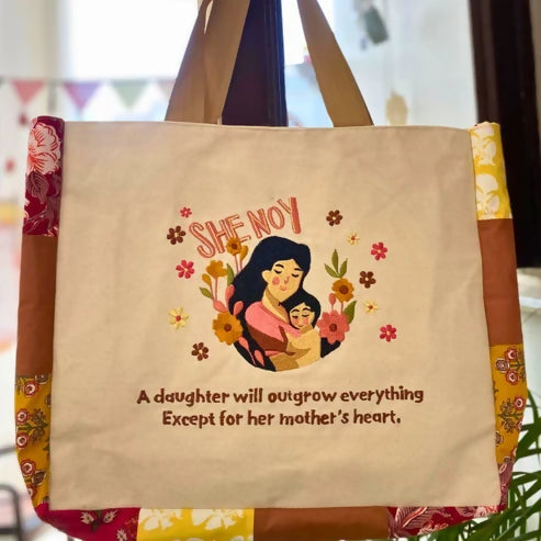 Mother Daughter Love Tote Bag