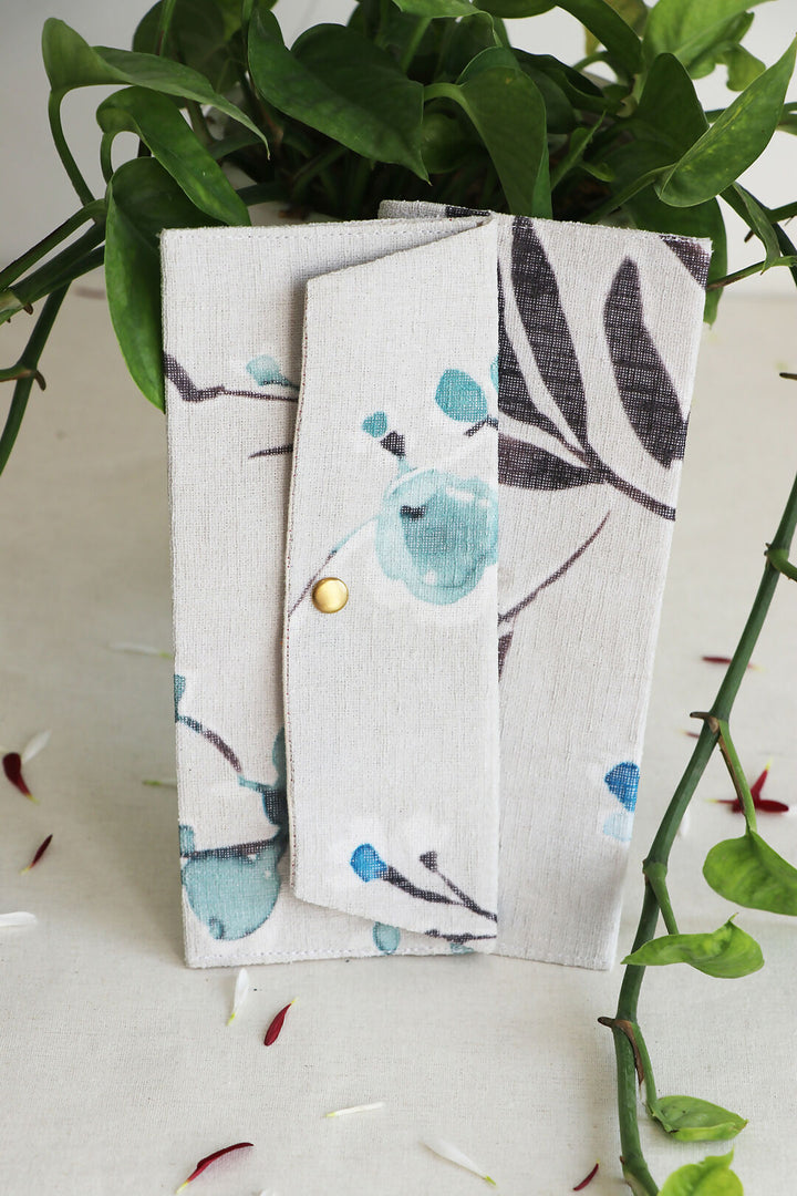 Blue Blossom Money Envelope