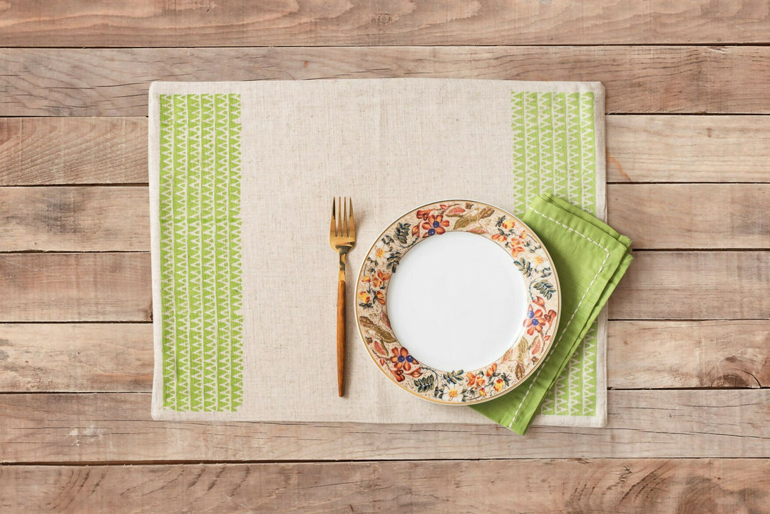 Wedges - Linen Table Placemat