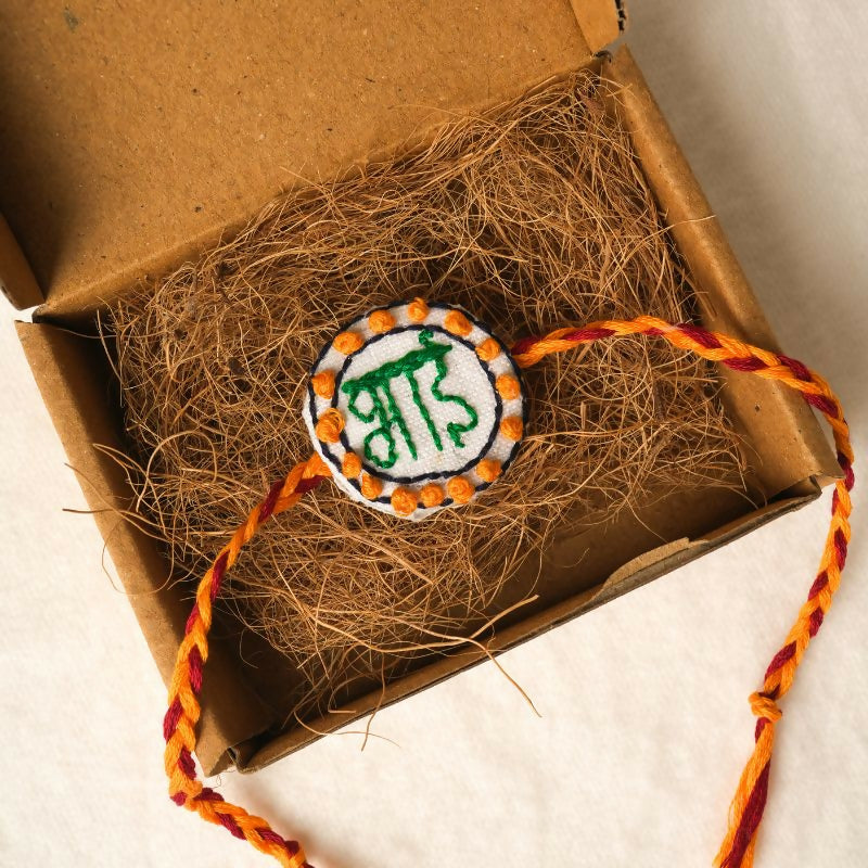Embellished Bhai - Bhabhi Rakhi Set