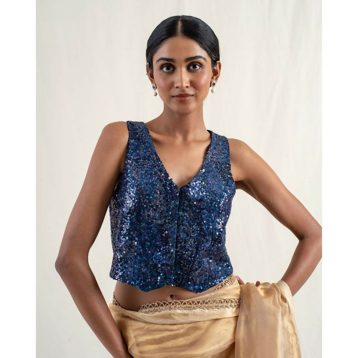 Aravali Blouse Blue