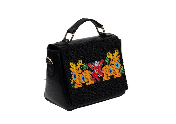 Dhara Jungle Beadwork Purse