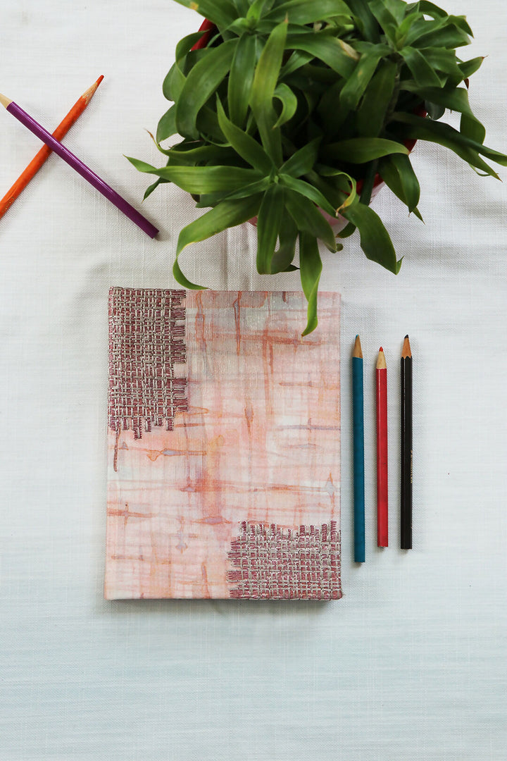 Purple Patched Crisscross Notebook