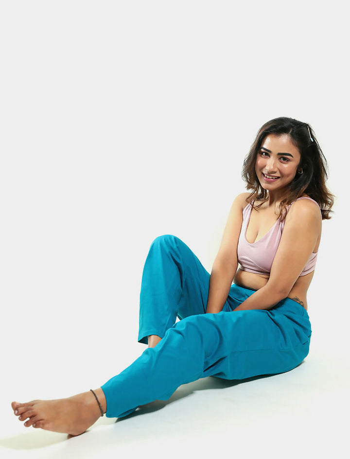 Teal Organic Cotton Pajama