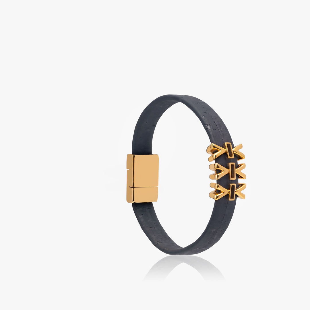 Vegan Cork Arctic Cross Bracelet