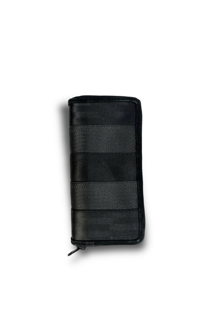 Noir Unisex Wallet in Seat Belts