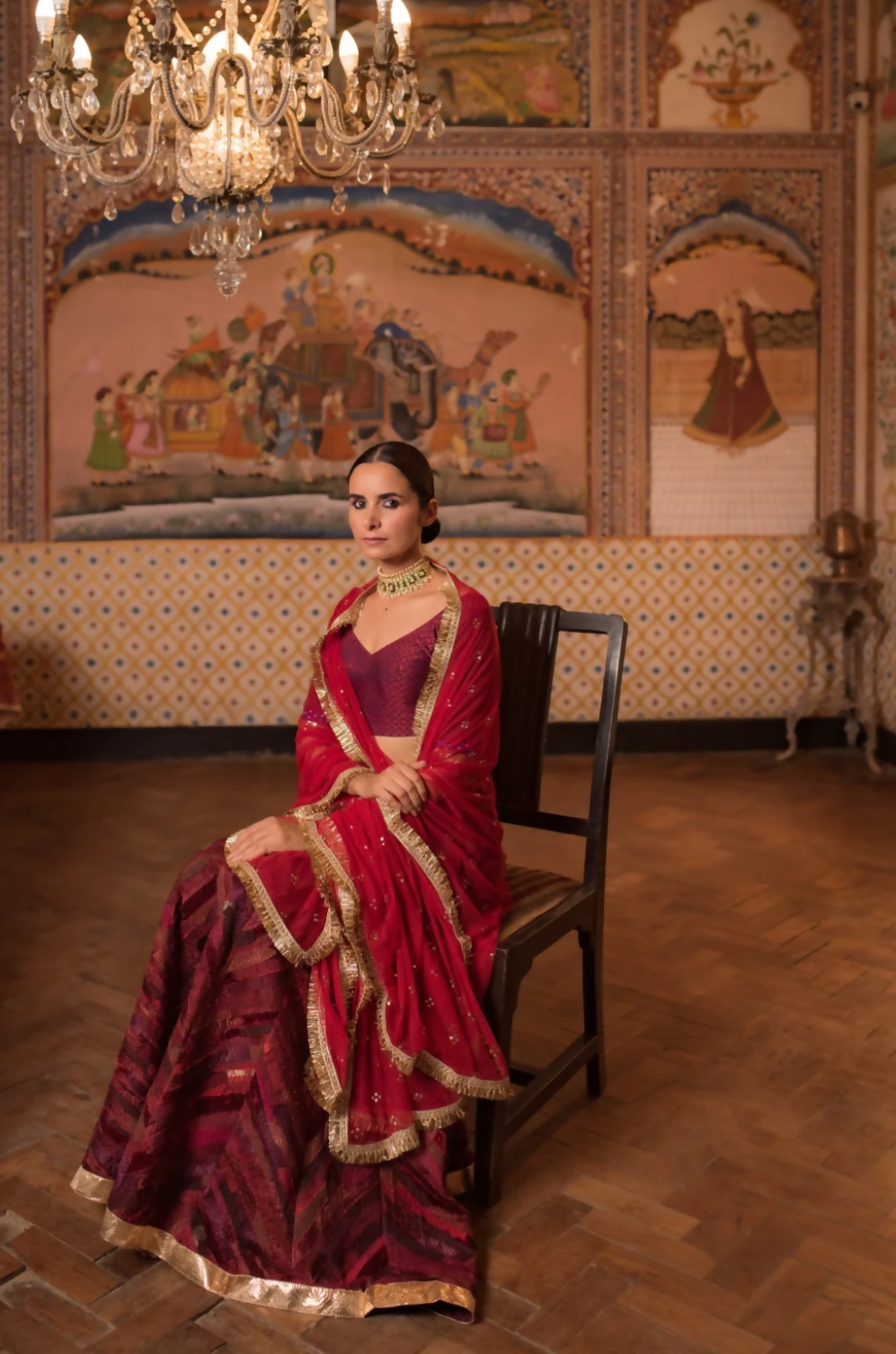 Maroon Lehenga