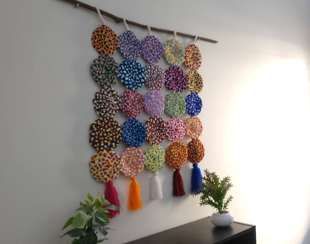 Braided Discs Wall Decor