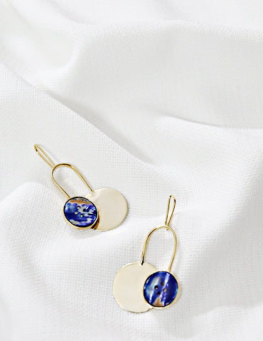 Disc Statement Earrings