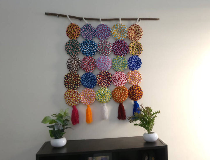 Braided Discs Wall Decor