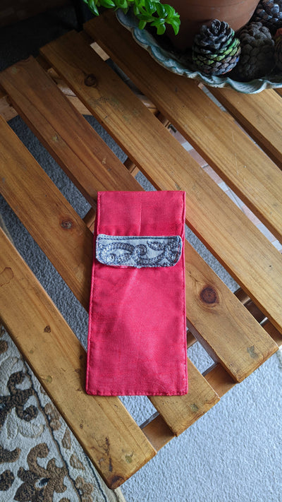 Red Fabric Envelope