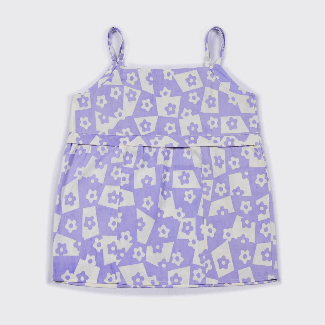 Sleeveless Loopy Lavenders Singlet