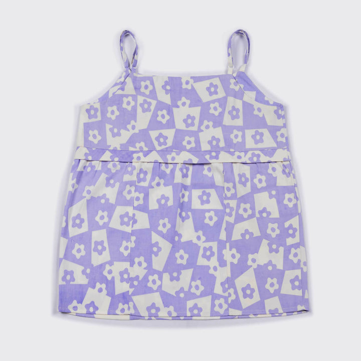 Sleeveless Loopy Lavenders Singlet