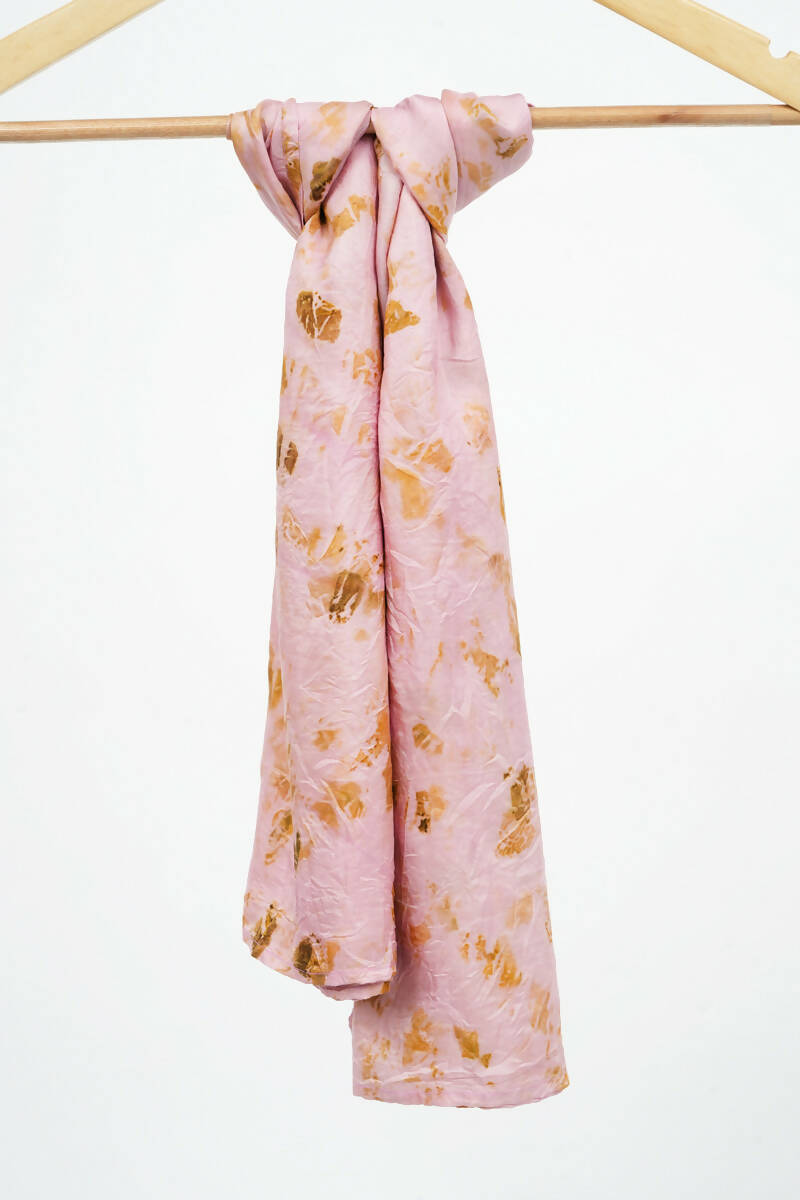 Pink Silk Scarf