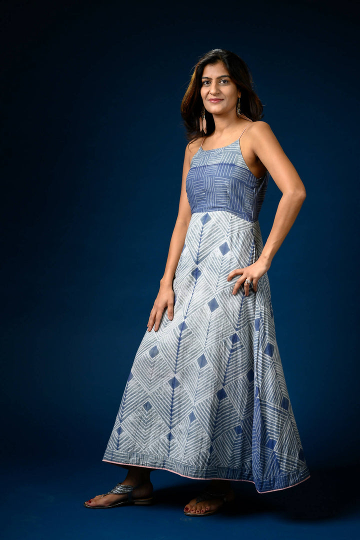 Shibori Picnic Dress