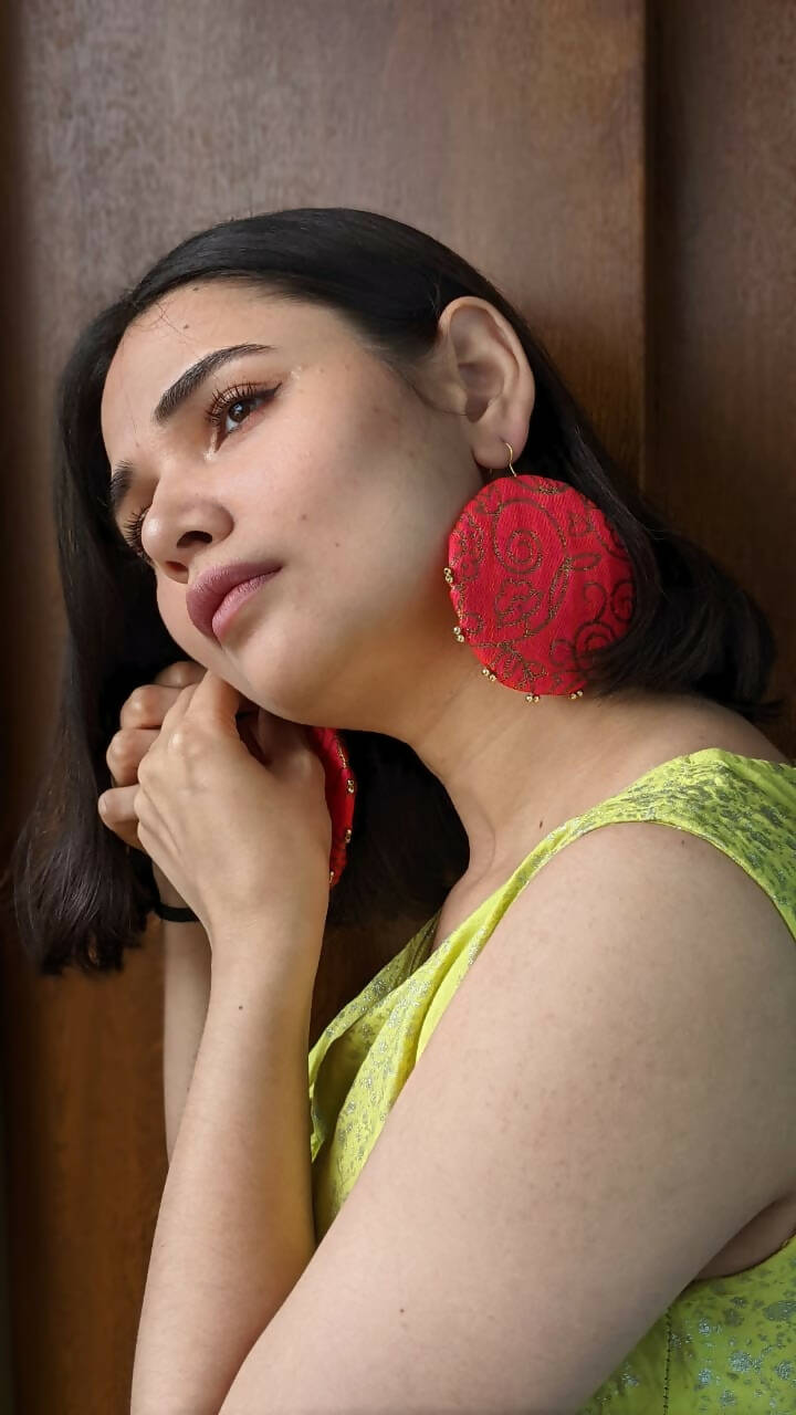 CHAKORI TEXTILE EARRING