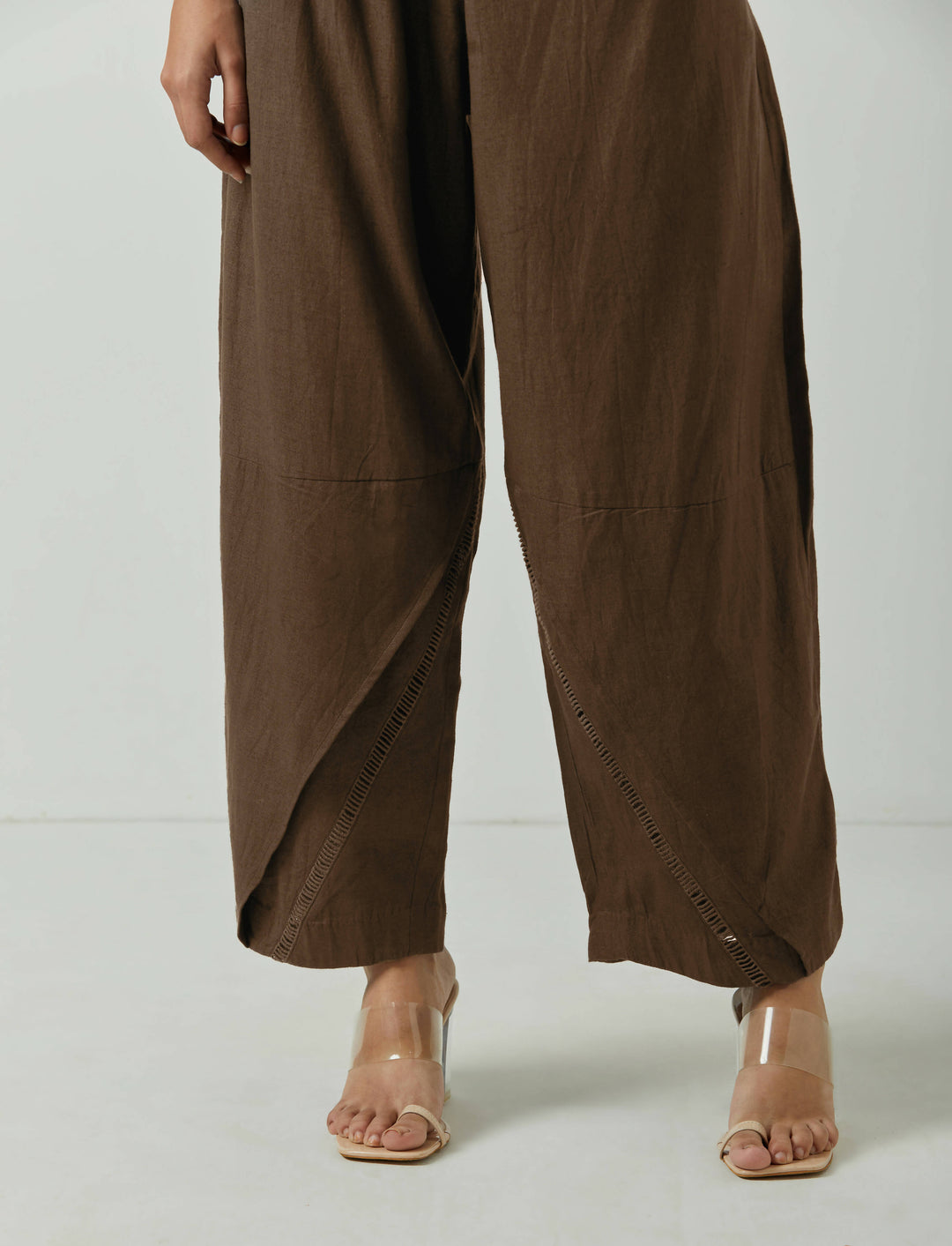 Brown High Waist Pants