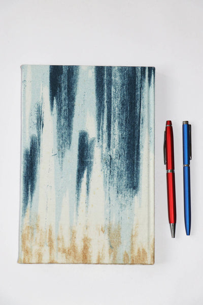 Handloom Ikat Blue Notebook