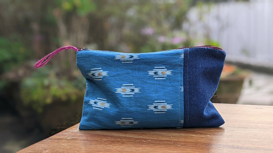 Denim Blue Pouch