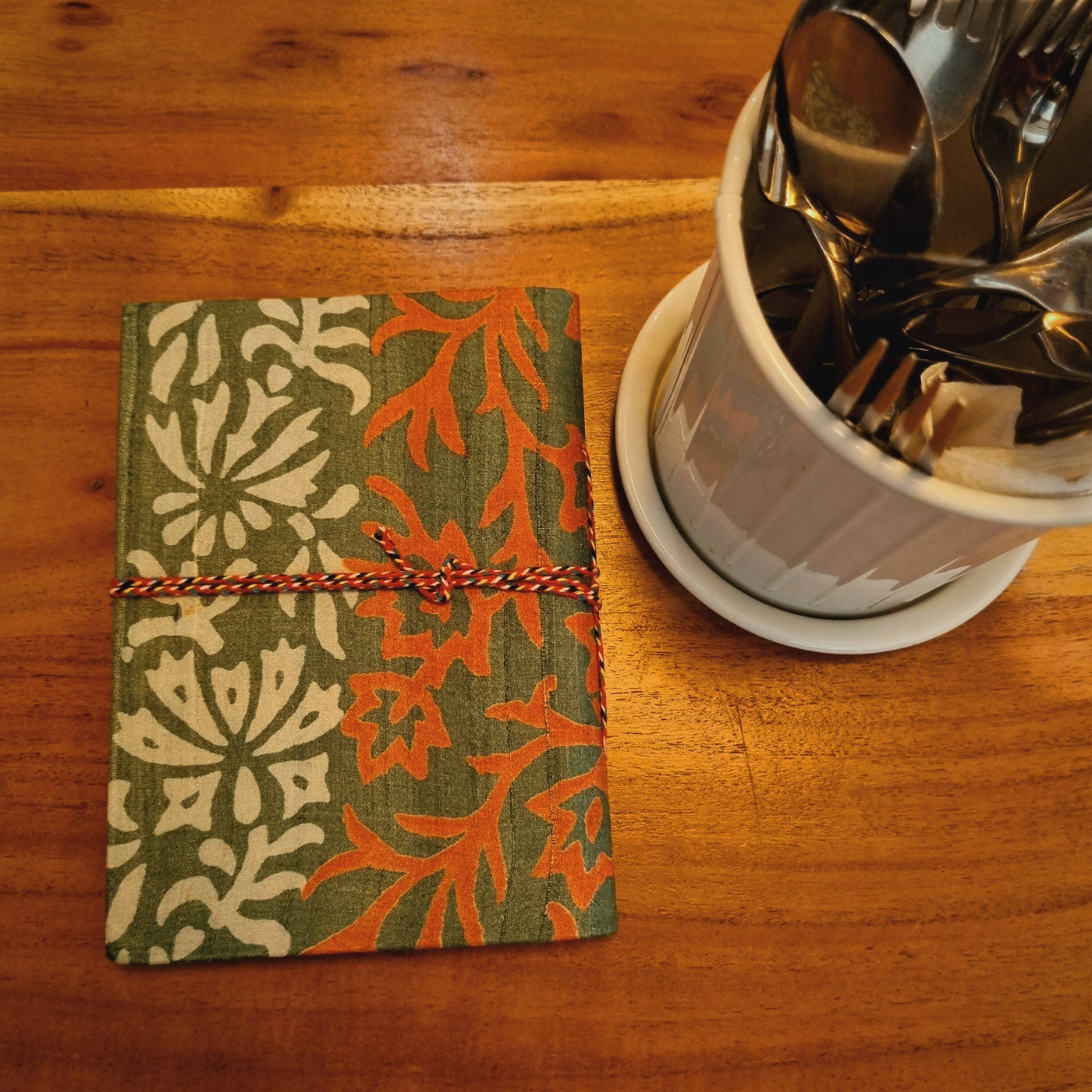 Ahaana - Upcycled Handloom Fabric Journal