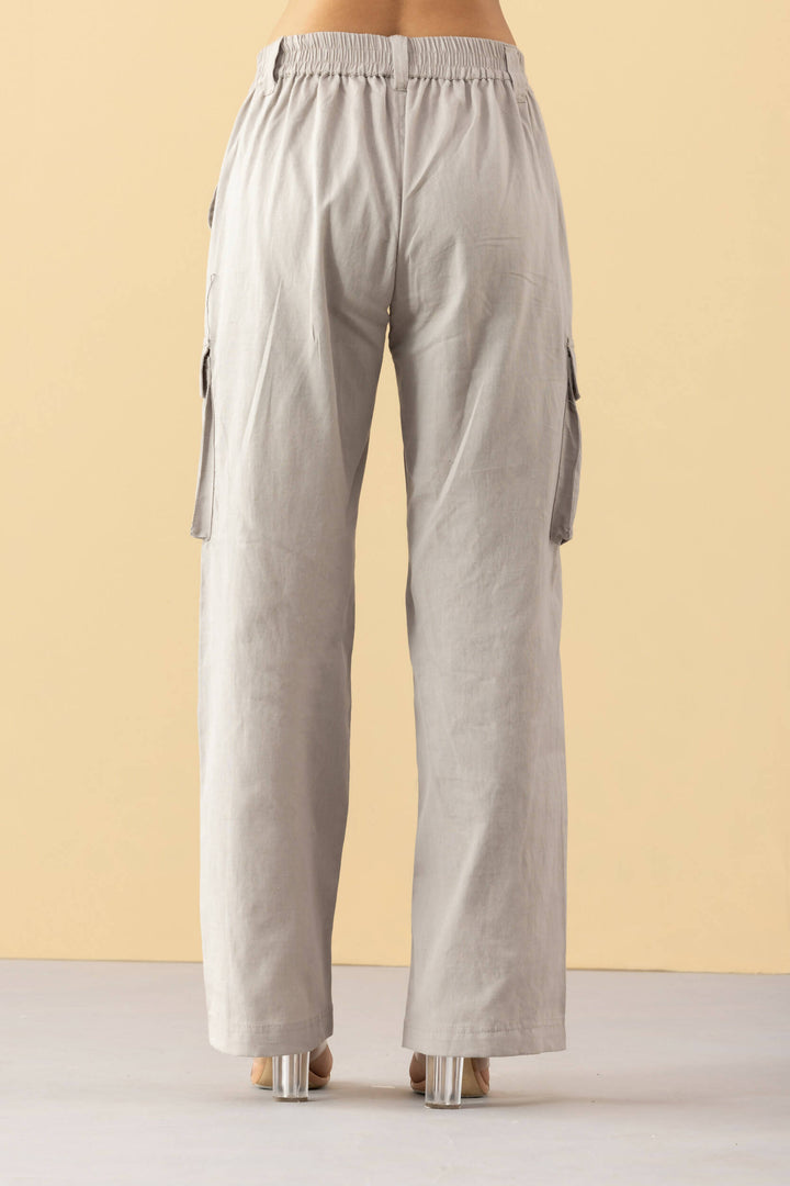 Grey Cargo Pants
