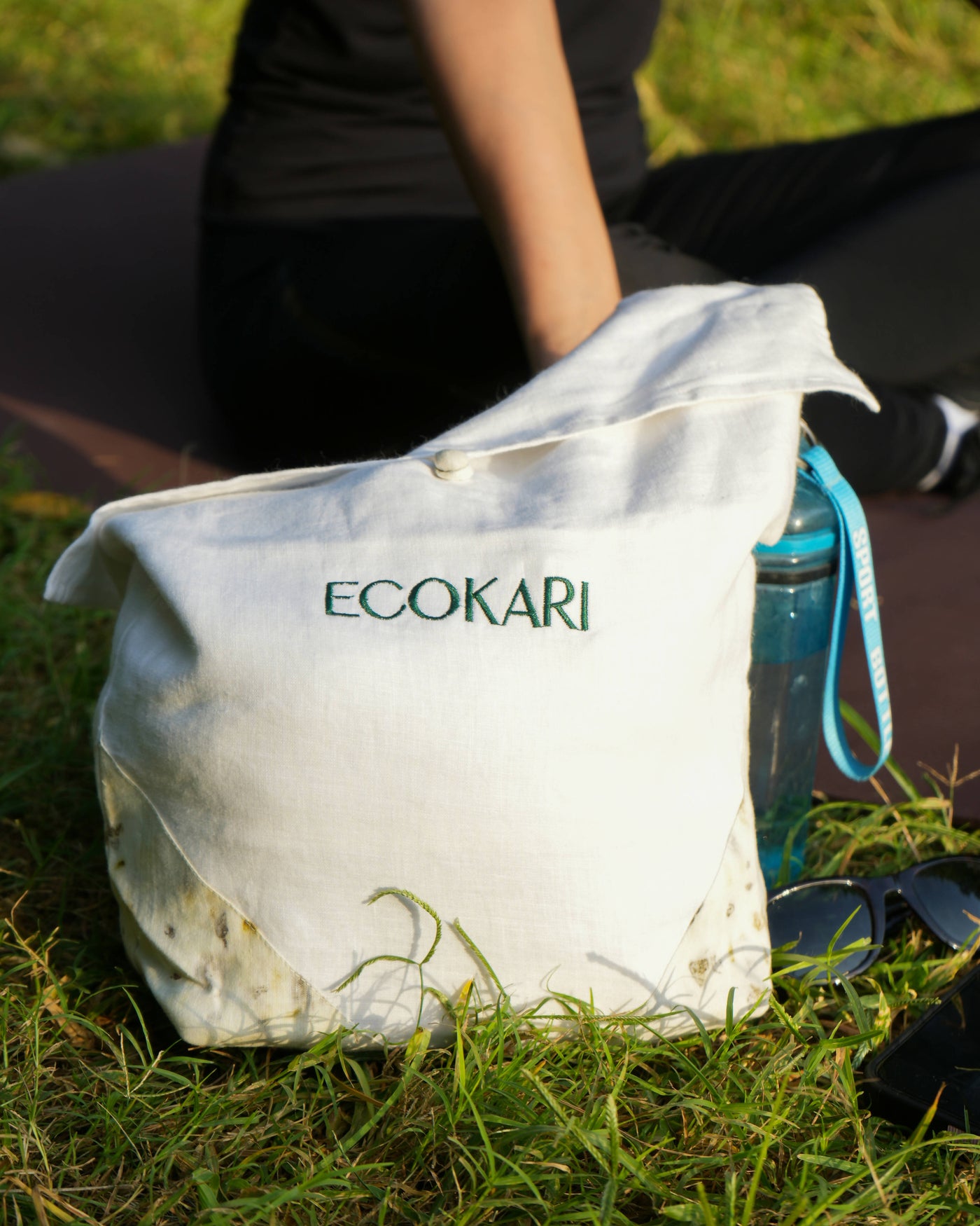 Linen Yoga Mat Bag