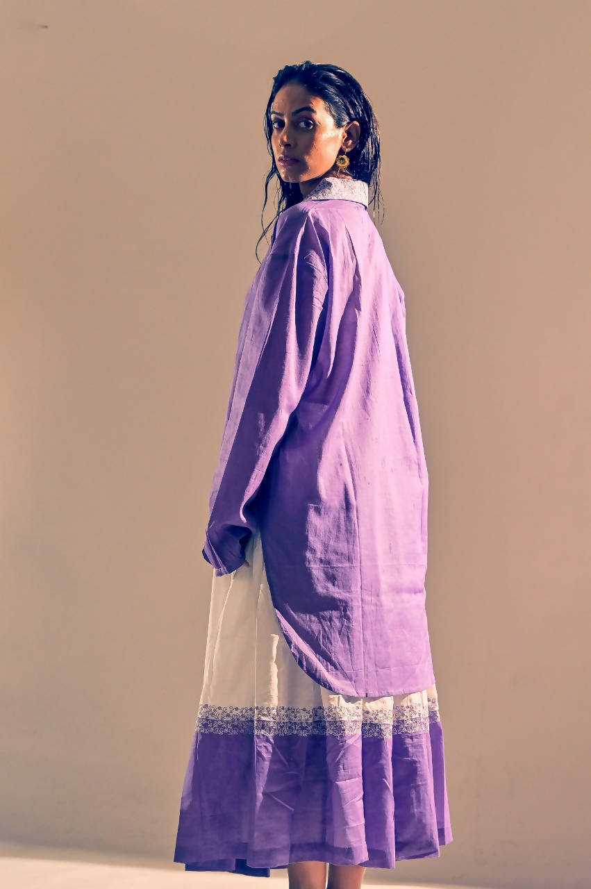 Amethyst Drop Shoulder Shirt