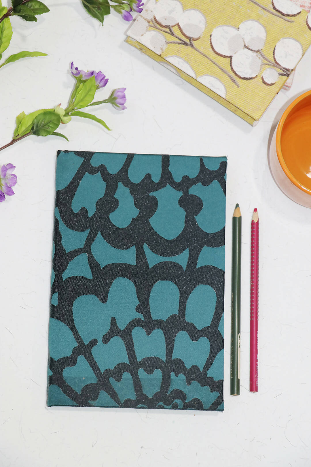 Sky Blue Printed Notebook