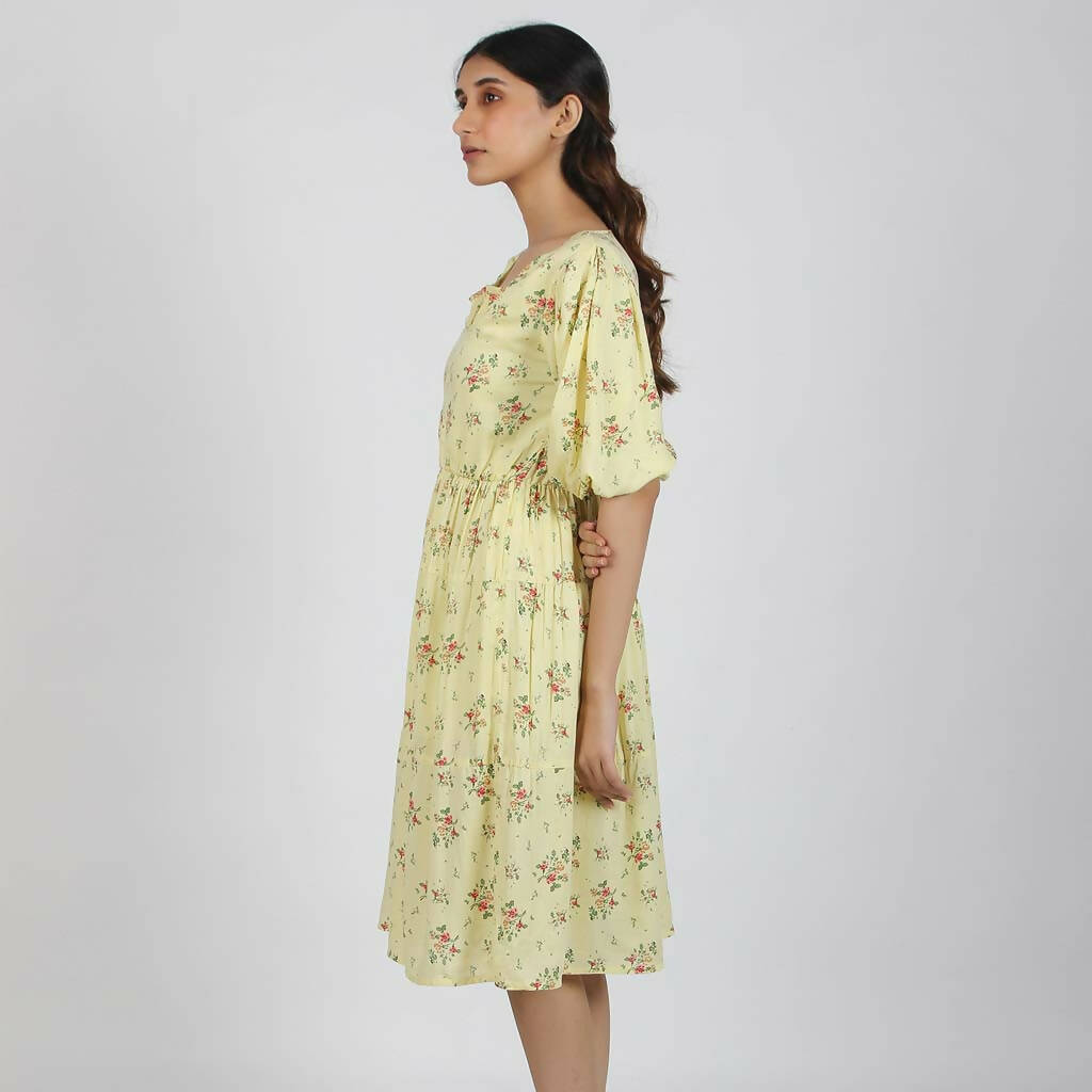 Modal Tier Dress - Butter