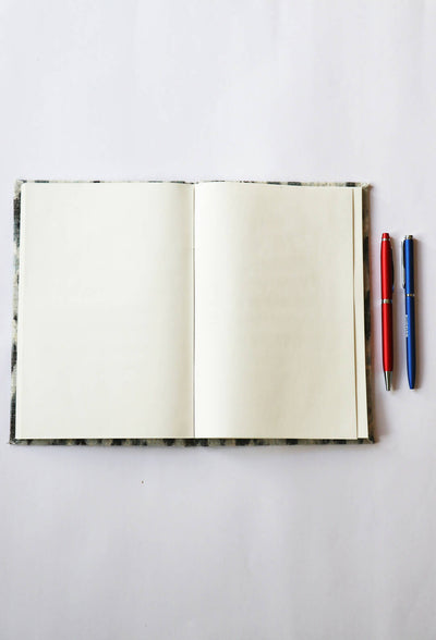 Handloom Ikat Blue Notebook