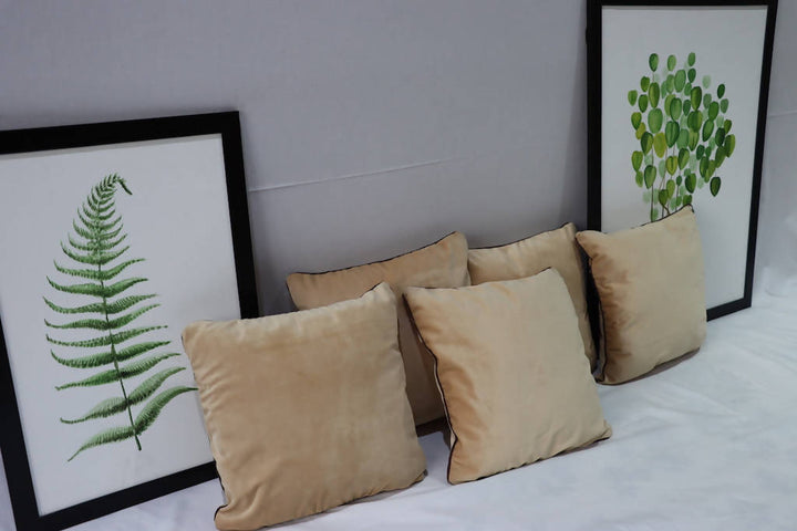 Velvet Cushion Cover Set