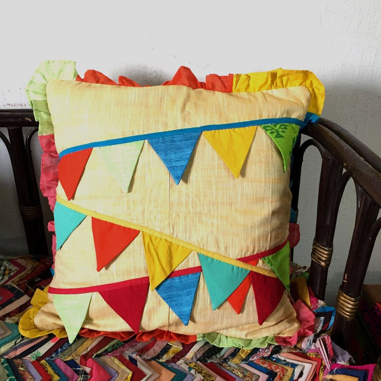 Colourful Bunting Cushions