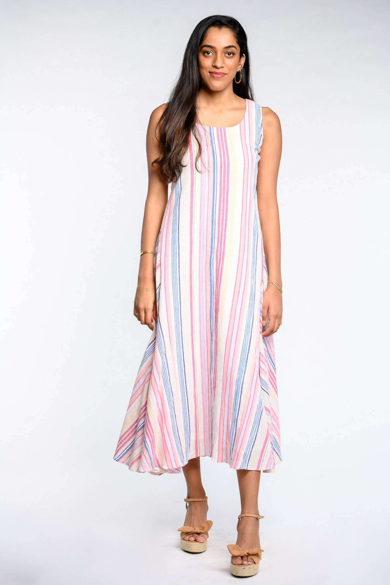 Striped Soft Pink Dress