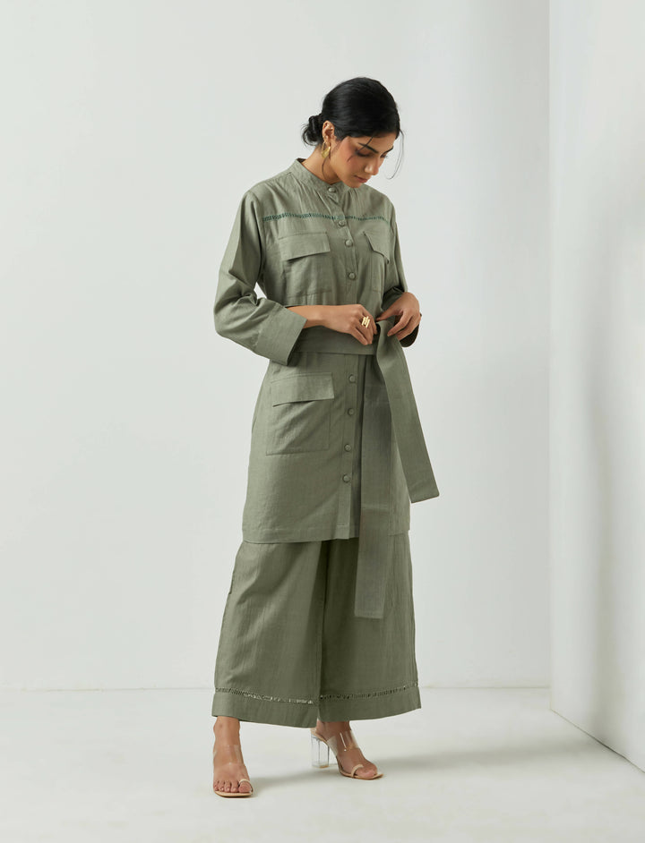 Olive Green Co-ord Set