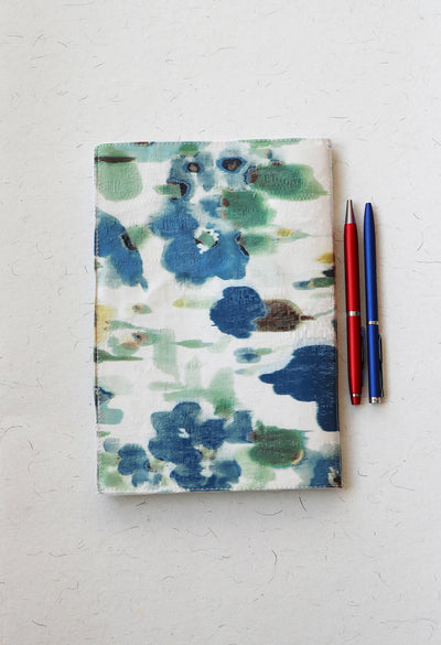 Blue Accent Soft Cover Handmade Notebook